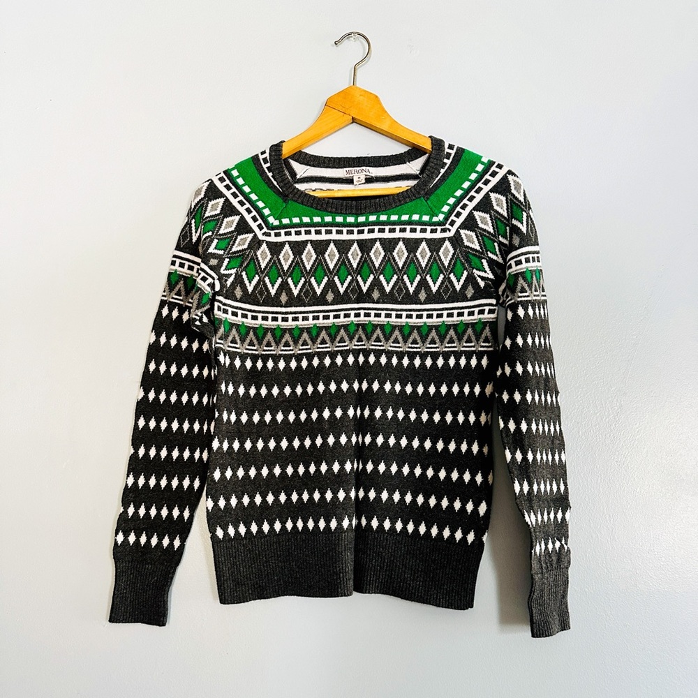 Merona Fair Isle Diamond Pattern Sweater